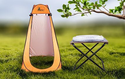 Тестирование складного туалета ДРУГ